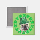 Kuss mir, ich bin irischer Bulldoggen-Magnet Magnet (Vorderseite/Rückseite)