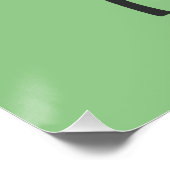 Kuss mir, ich bin irischer Yak Poster (Ecke)