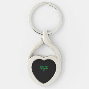 Kuss mir, ich bin irisches Kleeblatt, St Patricks  Schlüsselanhänger