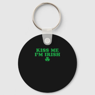 Kuss mir, ich bin irisches Kleeblatt, St Patricks  Schlüsselanhänger