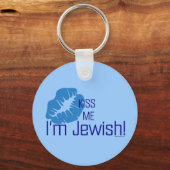 Kuss mir, ich bin jüdischer Schlüsselanhänger (Vorderseite)