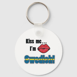 Kuss mir, ich bin Schwedin Schlüsselanhänger