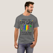 Küss mir, ich bin schwul oder irisch oder Betrunke T-Shirt (Vorne ganz)