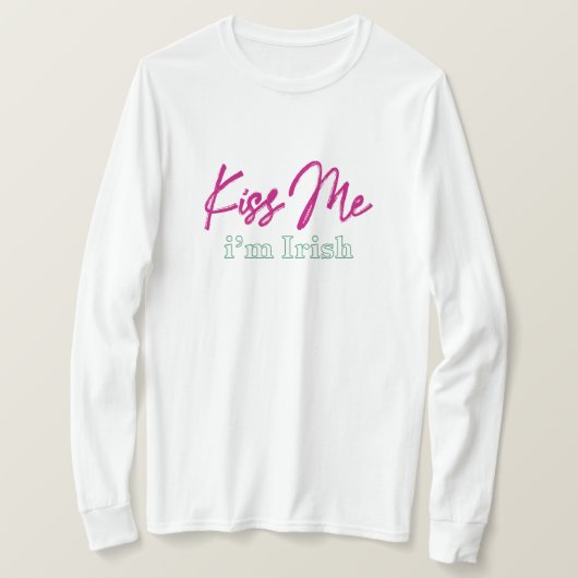 'küss mir i'm irish' T-Shirt (Design vorne)