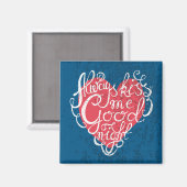 Küss mir immer Goodnight Magnet (Vorderseite/Rückseite)