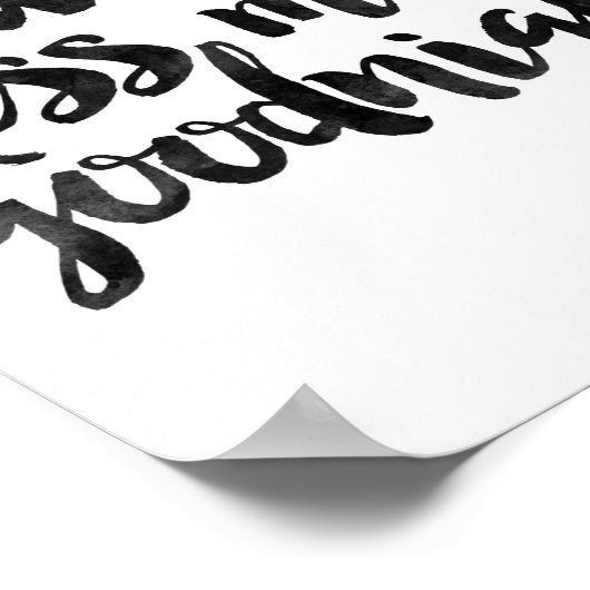 Küss mir immer Goodnight Poster (Ecke)