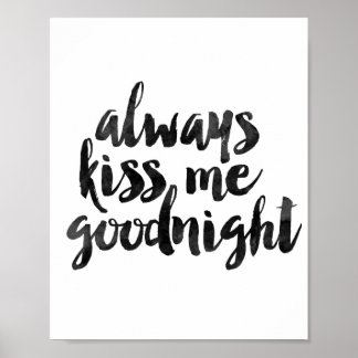 Küss mir immer Goodnight Poster