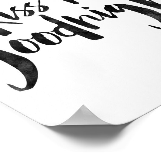 Küss mir immer Goodnight Poster (Ecke)