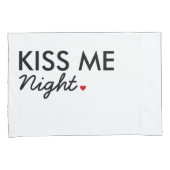 "Küss mir immer gute Nacht!" | SET Kissenbezug (Vorderseite-Rechts)