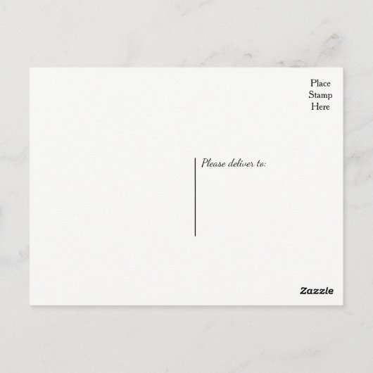 Küss mir Liebe rotes Herz denken Sie, Hallo Postkarte (Rückseite)