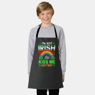 Kuss mir trotzdem irisch Spaß Design-63942 Schürze