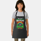 Kuss mir trotzdem irisch Spaß Design-63942 Schürze (Insitu)