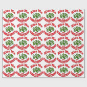 Kuss mir Weihnachten Geschenkpapier (Flach)