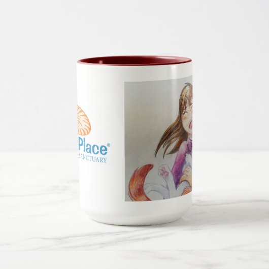 Küss mit Carrot-Tasse Tasse (Zentrum)