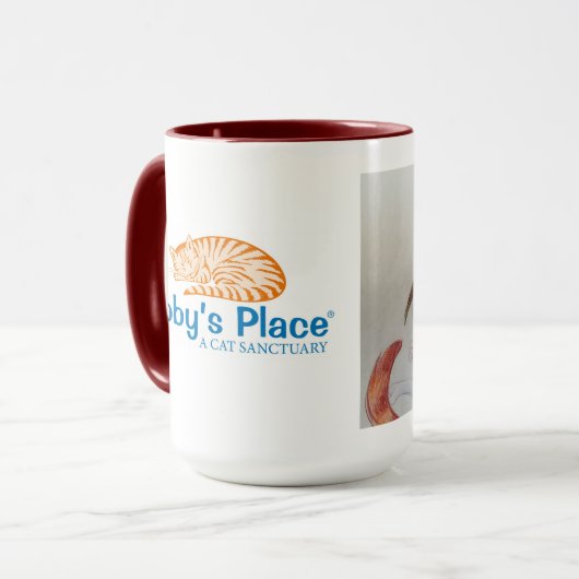 Küss mit Carrot-Tasse Tasse (Vorderseite Links)