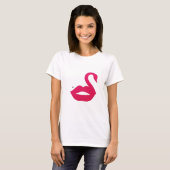 Kuss mit Pelikanform T-Shirt (Vorne ganz)