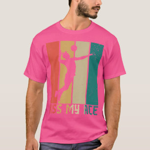 Küss My Ace für einen Volleyball-Spieler lustig Vo T-Shirt