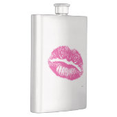 Kuss, rosa Lippen Flachmann (Rechts)