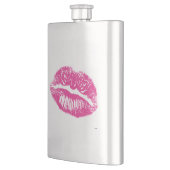 Kuss, rosa Lippen Flachmann (Links)