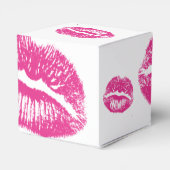 Kuss, rosa Lippen Geschenkschachtel (Rückseite)