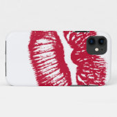 Kuss, rote Lippen Case-Mate iPhone Hülle (Rückseite (Horizontal))