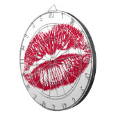 Kuss, rote Lippen Dartscheibe (Vorderseite rechts)