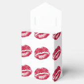 Kuss, rote Lippen Geschenkschachtel (Geöffnet)