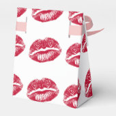 Kuss, rote Lippen Geschenkschachtel (Rückseite)