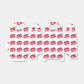 Kuss, rote Lippen Geschenkschachtel (Ungefaltet)