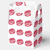 Kuss, rote Lippen Geschenkschachtel (Geöffnet)