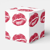 Kuss, rote Lippen Geschenkschachtel (Rückseite)