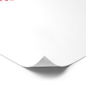 Kuss, rote Lippen Poster (Ecke)
