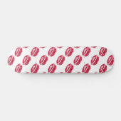 Kuss, rote Lippen Skateboard (Horizontal)