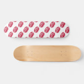 Kuss, rote Lippen Skateboard (Horizontal)