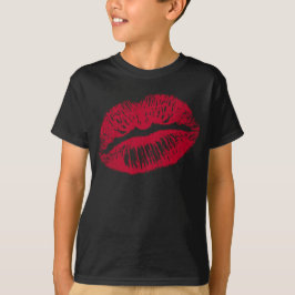 Kuss, rote Lippen T-Shirt
