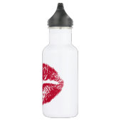 Kuss, rote Lippen Trinkflasche (Rechts)
