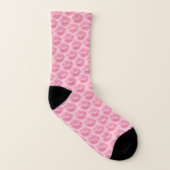 Kuss-Socken-fertigen niedliche rosa Kuss-Socken Socken (Links - Innen)