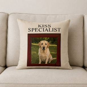 Kuss-Spezialist Individuelle lustige Hunde-Foto Kissen
