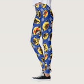 Kuss-Strumpfhosen der Mopsemoticons-(Emojis) coole Leggings (Links)