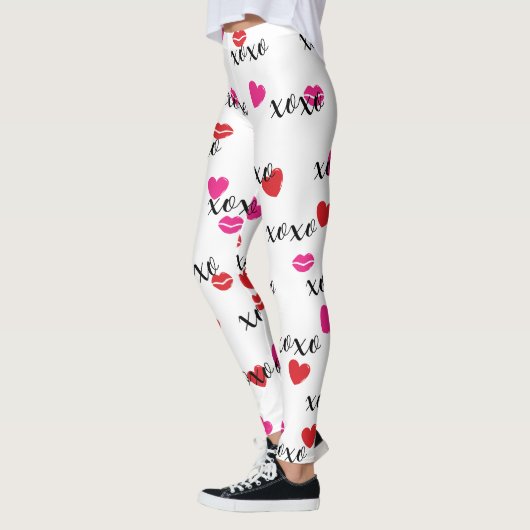 Kuss und Herz Leggings (Links)