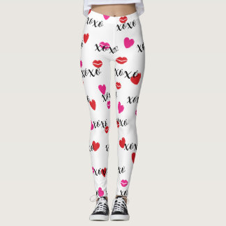 Kuss und Herz Leggings