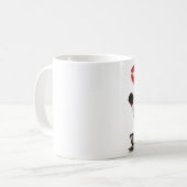 "Kuss- und Make-up" Tasse (Vorderseite Links)