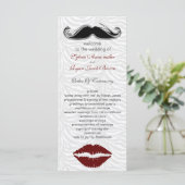 Kuss und Schnurrbart zebra streifen Programm Hochz (Stehend Vorderseite)