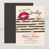 Kuss-verheiratete Leben-Auf Wiedersehen Einladung (Vorne/Hinten)