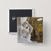 Kuss von Cupid und Psyche, von Antonio Canova Button (Vorne & Hinten)