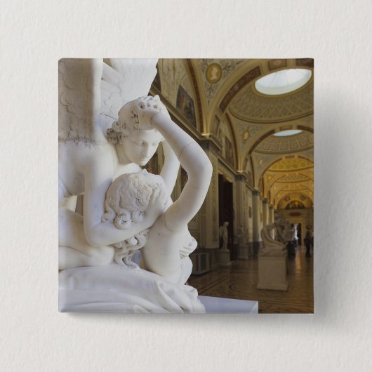 Kuss von Cupid und Psyche, von Antonio Canova Button (Vorderseite)