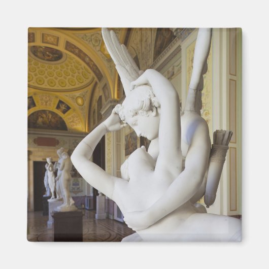Kuss von Cupid und Psyche, von Antonio Canova Magnet (Vorne)