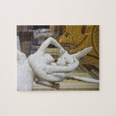 Kuss von Cupid und Psyche, von Antonio Canova Puzzle (Horizontal)