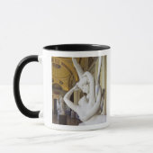 Kuss von Cupid und Psyche, von Antonio Canova Tasse (Links)