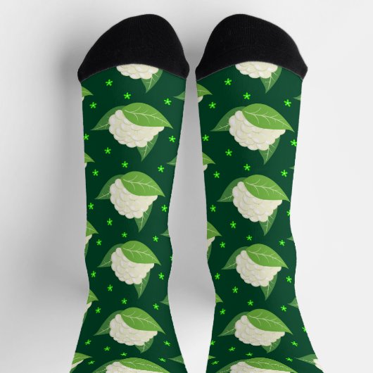 Kuss von einer Blumenblume Socken (Oben)